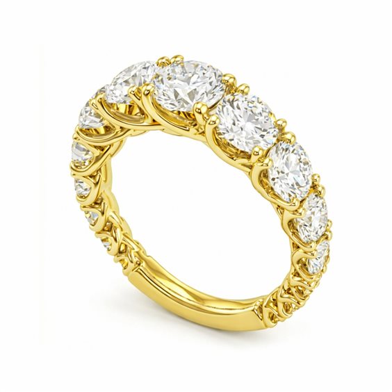 Anello X-Diamond Donna in Oro Diamante Lab Grown 2.80 Ct LXDABTRE1480BAO1 - LXDABTRE1480BAO1